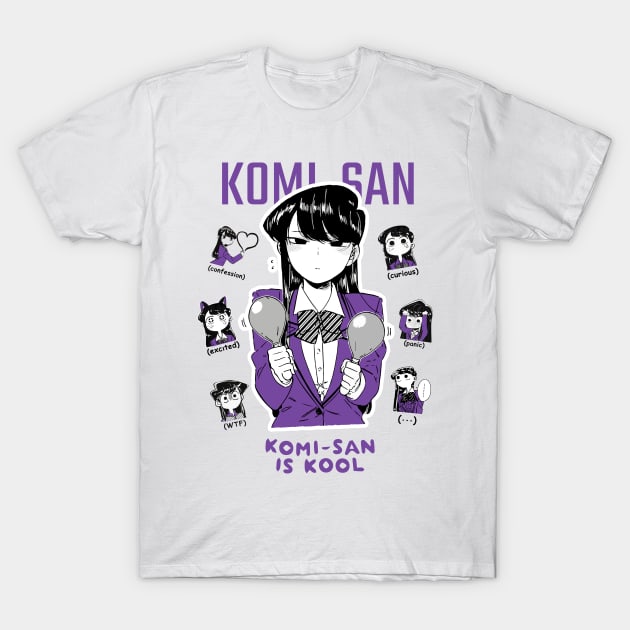 KOMI-SAN (Exclusive design) T-Shirt by Kurage